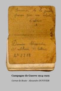 Campagne de Guerre 1914-1919 book cover