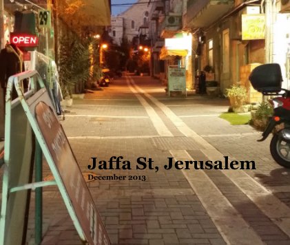 Jaffa St, Jerusalem December 2013 book cover