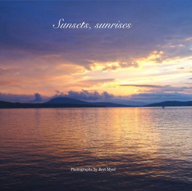 Sunsets, sunrises book cover