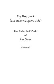 My Dog Jack  (and other thoughts on life) book cover