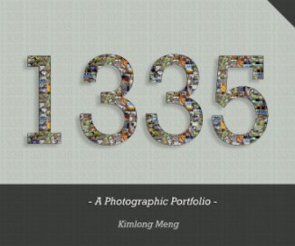 A photographic portfolio book cover