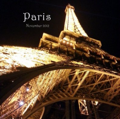 Paris November 2012 book cover