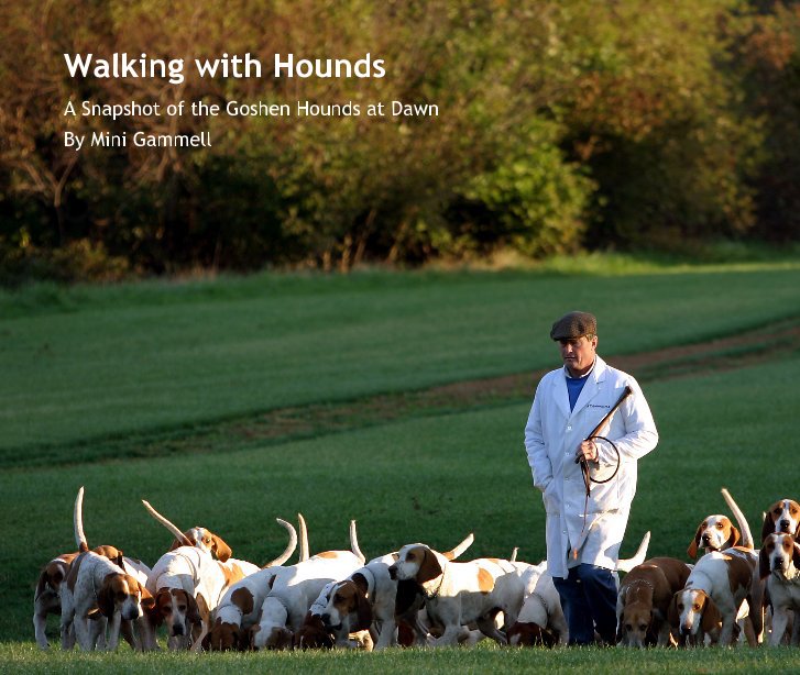 View Walking with Hounds by Mini Gammell
