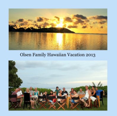 Olsen Family Hawaiian Vacation 2013 book cover