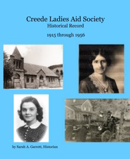 Creede Ladies Aid Society Historical Record book cover