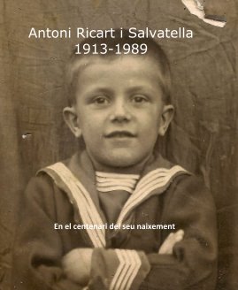 Antoni Ricart i Salvatella 1913-1989 book cover
