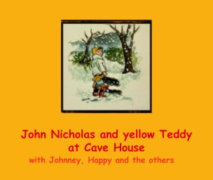 John Nicholas and Yellow Teddy at Cave house book cover