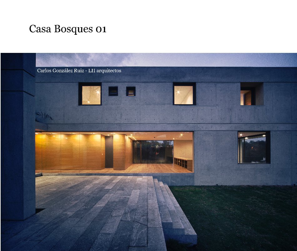 Ver Casa Bosques 01 por Carlos González Ruiz - LH arquitectos
