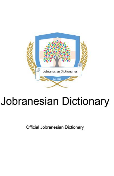 Ver Jobranesian Dictionary por bradleyh1