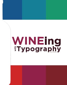 WINEing With Typography book cover