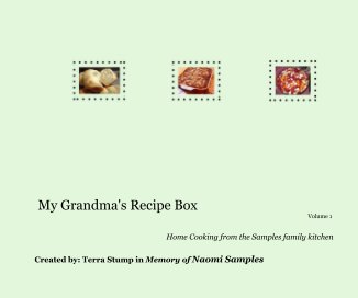 My Grandma's Recipie Box Volume 1 book cover