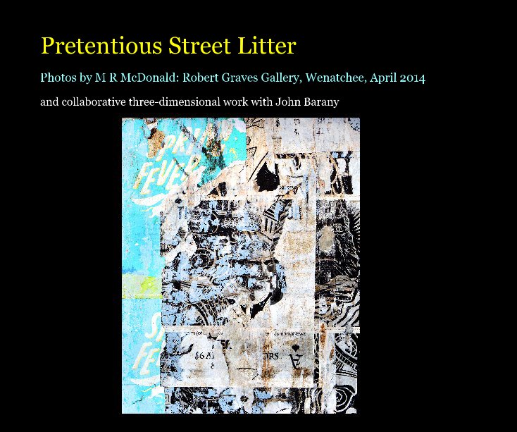 View Pretentious Street Litter by and collaborative three-dimensional work with John Barany