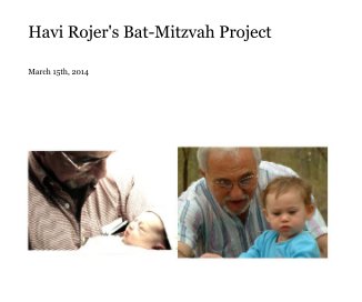Havi Rojer's Bat-Mitzvah Project book cover