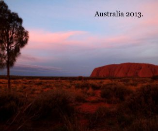 Australia 2013. book cover