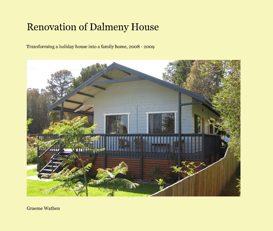 View renovation of dalmeny house by Graeme Wathen