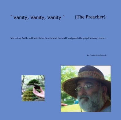 " Vanity, Vanity, Vanity " {The Preacher} book cover