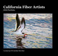 California Fiber Artists 2014 Portfolio book cover