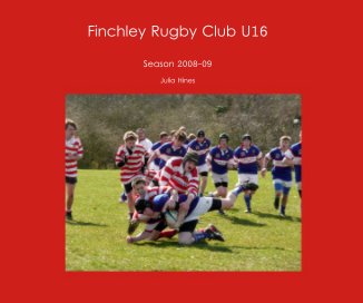 Finchley Rugby Club U16 book cover