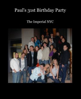 Paul's 31st Birthday Party book cover