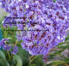 Remembrance of Carolyn Monet Faust book cover