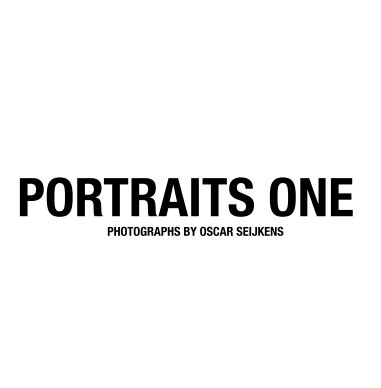 PORTRAITS ONE book cover