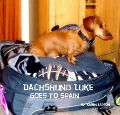 Dachshund Luke goes to Spain book cover