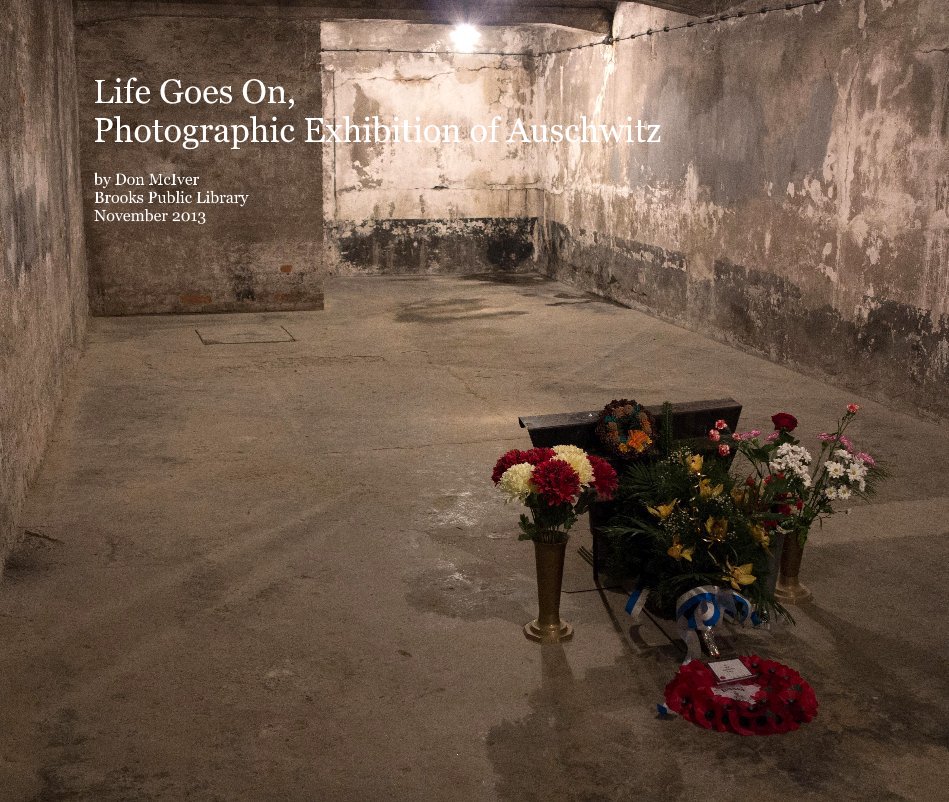 View Life Goes On, Photographic Exhibition of Auschwitz by Don McIver