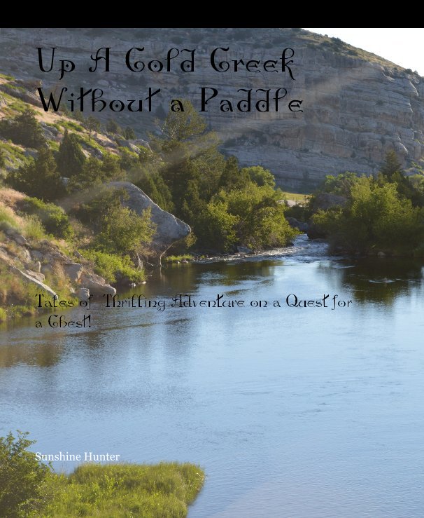 View Up A Cold Creek Without a Paddle by Sunshine Hunter