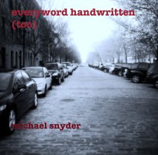 everyword handwritten (too) book cover