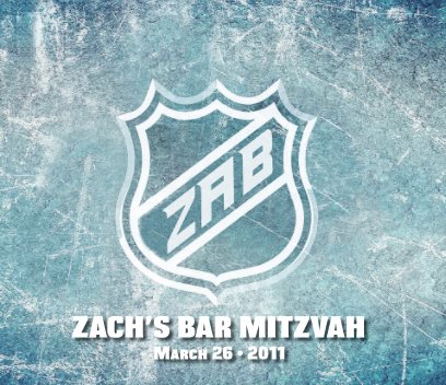 Zach's Bar Mitzvah book cover