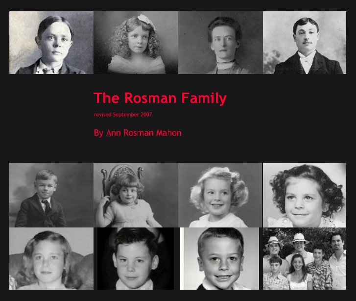 View The Rosman Family by Ann Rosman Mahon