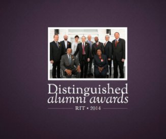RIT Distinguished Alumni Awards 2014 book cover
