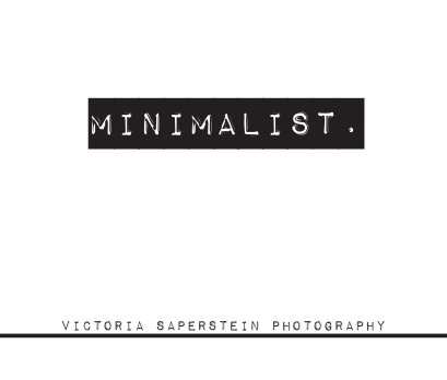 Minimalist book cover