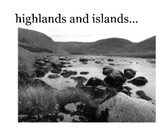 highlands and islands... book cover