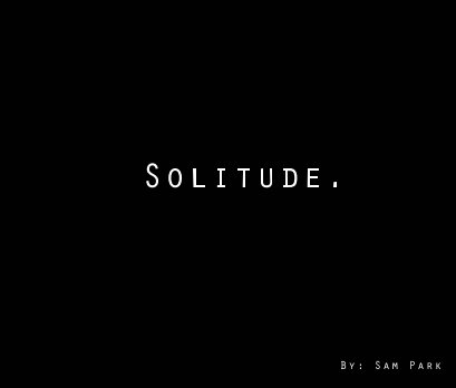 Solitude book cover