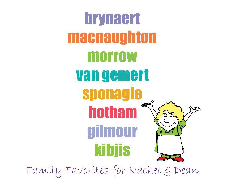 Ver Family Favorites for Rachel & Dean por Cheryl Morrow