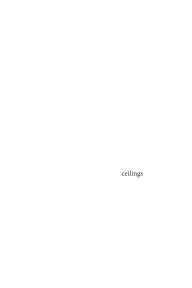 Ceilings book cover