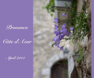 Provence Côte d'Azur April 2014 book cover