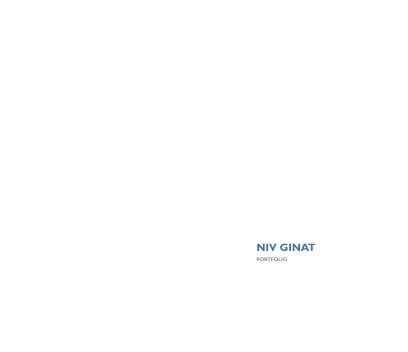 Niv Ginat_483E Portfolio book cover