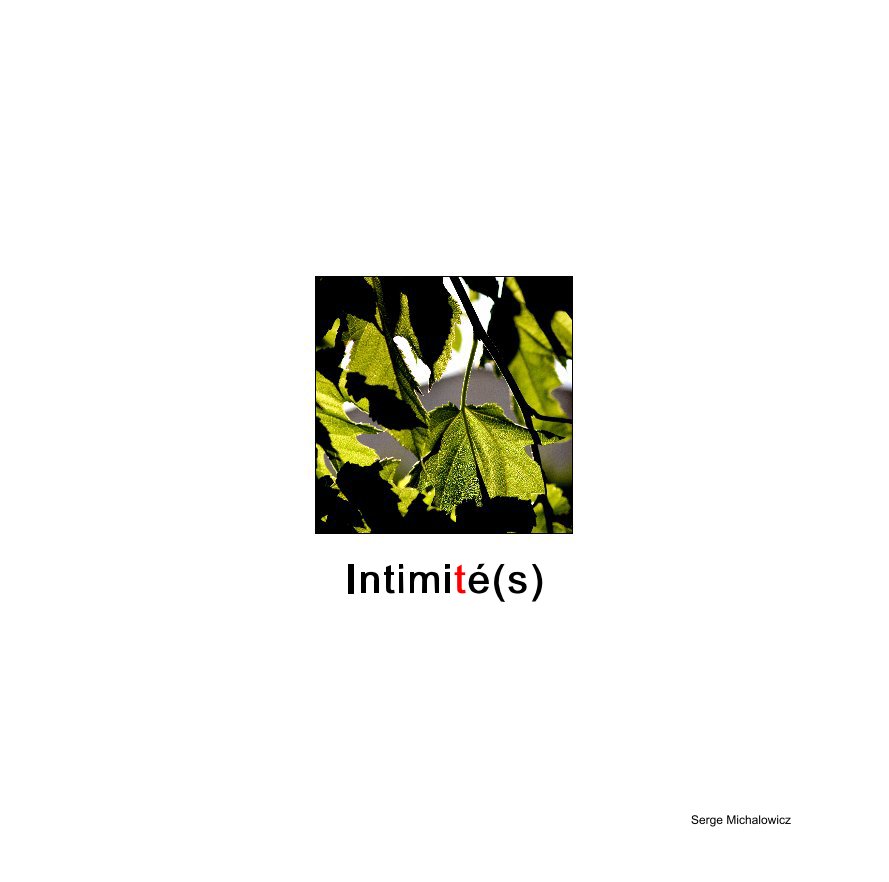 Visualizza Intimité(s) di Serge Michalowicz