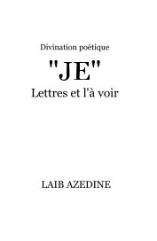 Divination poétique "JE" Lettres et l'à voir book cover