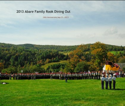 2013 Abare Family Rook Dining Out book cover