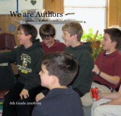 We are Authors - book cover