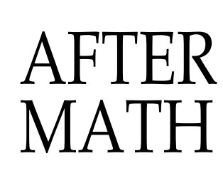 AFTERMATH book cover