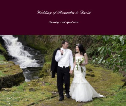 Wedding of Alexandra & David book cover