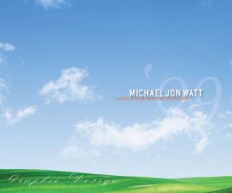 Portfolio of Michael Jon Watt book cover