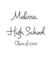Melissa High School Class of 2014 book cover