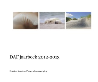 DAF jaarboek 2012-2013 book cover