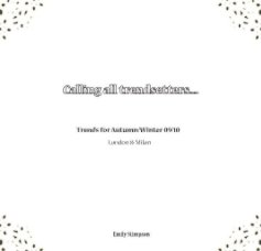 Calling all trendsetters... book cover