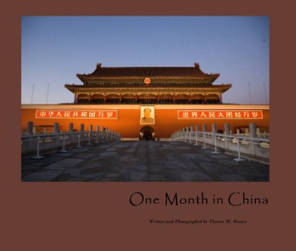 One Month in China book cover